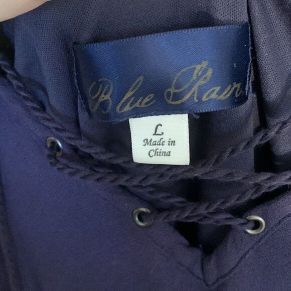 GUC navy blue dress from Francesca’s! Size L - Picture 4 of 4